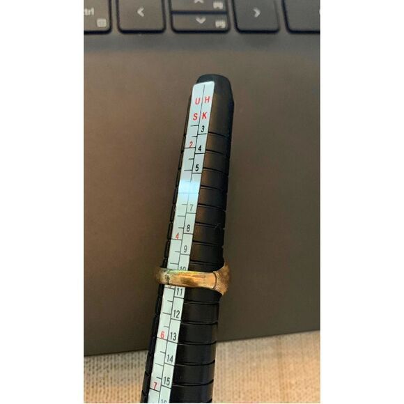 Joseph Esposito 10K GF Ornate Dome Ring, in Gold, Vintage, Stamped - Picture 5 of 5